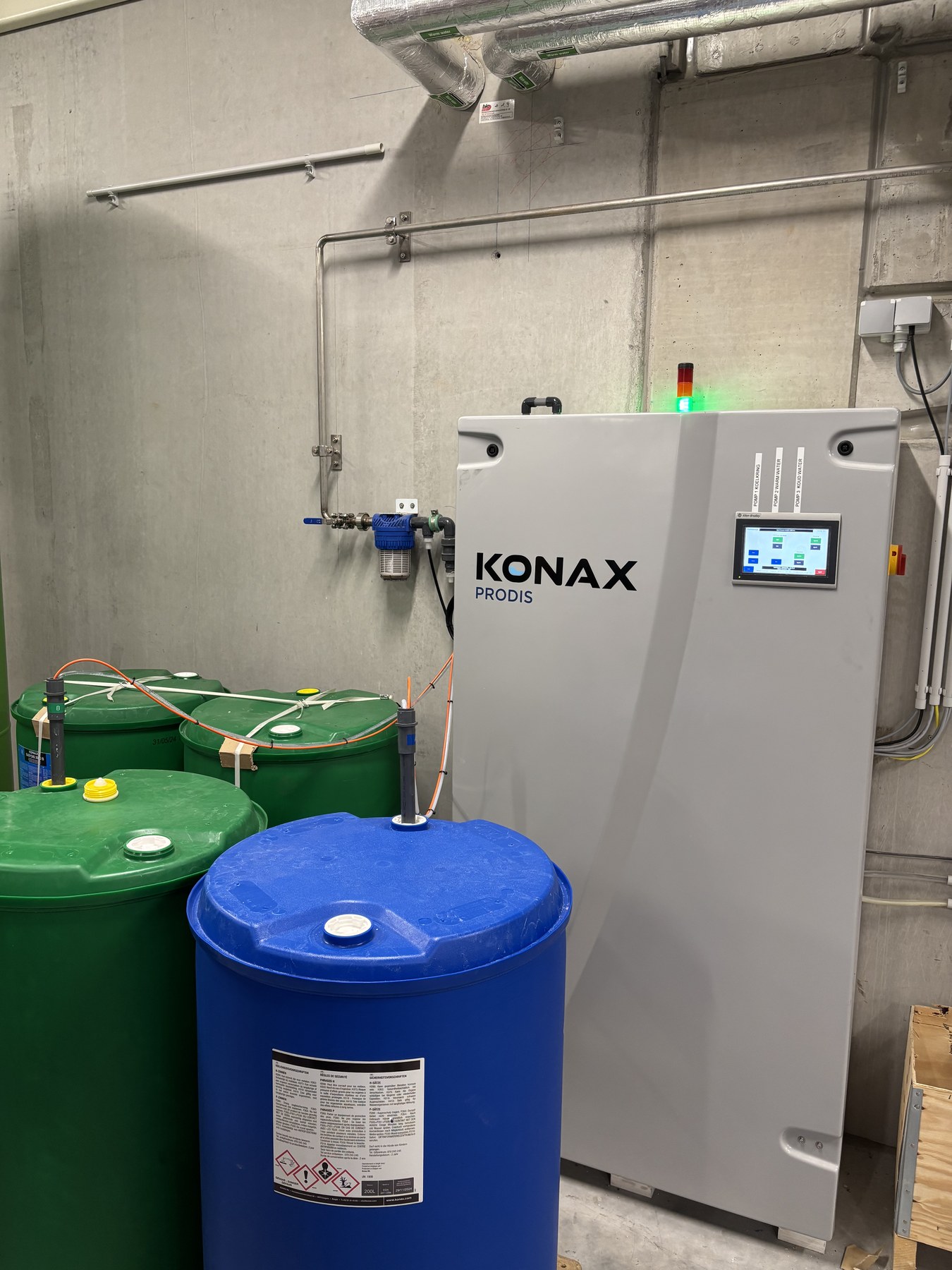 Konax Prodis M35 pour la désinfection continue de l'eau de procédé